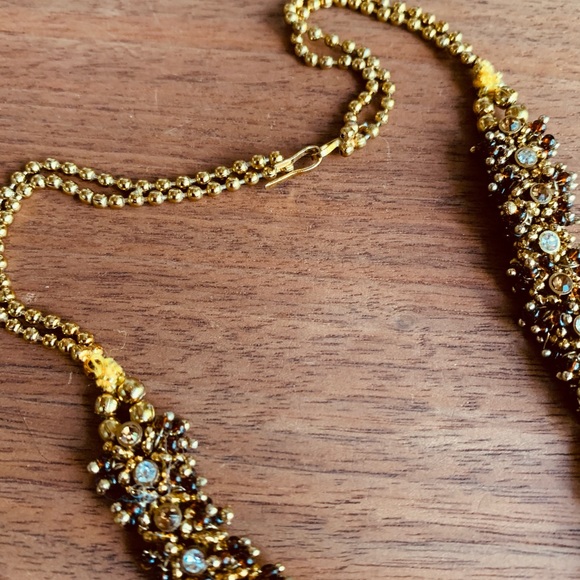 Amber (faux) Indian Necklace/Choker - Picture 3 of 3